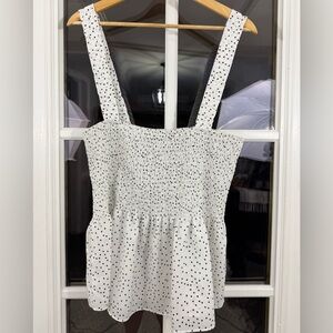 Sugar Lips baby doll polka dot tank top